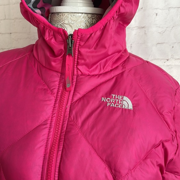The North Face girls Down reversible jacket size XL 18 - Picture 2 of 16